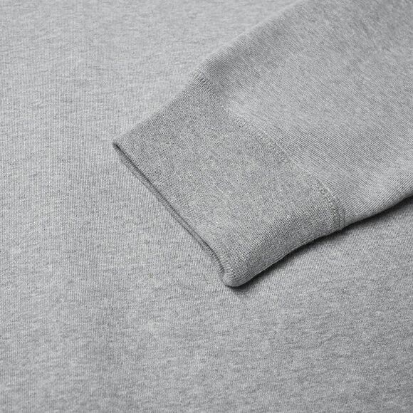 Nike Men's NRG Fleece Crew Sweater Solo Swoosh CV0554-063 Grey SZ MEDIUM New - Picture 3 of 6